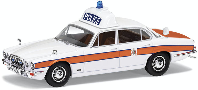 Jaguar XJ6 (SERIES 2) 4.2 - THAMES VALLEY POLICE hvid/orange/blå 1:43