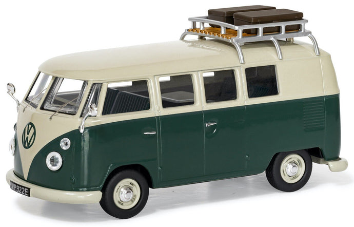 VW TYPE 2 1500 SP DEVON CARAVETTE grøn/creme 1:43