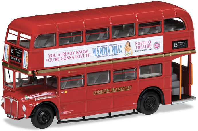Aec TYPE RM ALM 50B, HERITAGE ROUTE 15 TRAFALGAR SQUARE 'Mamma Mia!' rød 1:76