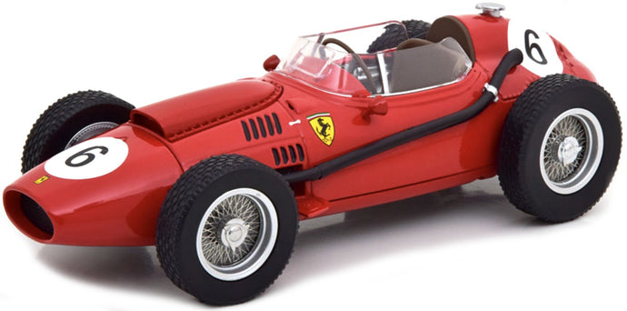 FERRARI F1 DINO 246 N 6 2nd MOROCCO GP MIKE HAWTHORN 1958 WORLD CHAMPION RED 1:18