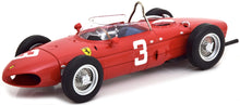 Indlæs billede til gallerivisning Ferrari 156 SHARKNOSE #3 GRAF BERGHE VON TRIPS GP GERMANY NURBURGRING 1961 rød 1:18