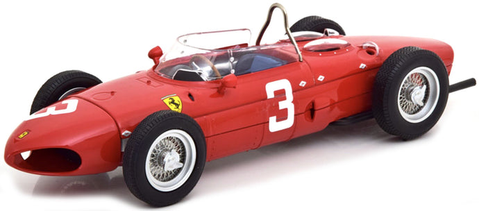 Ferrari 156 SHARKNOSE #3 GRAF BERGHE VON TRIPS GP GERMANY NURBURGRING 1961 rød 1:18