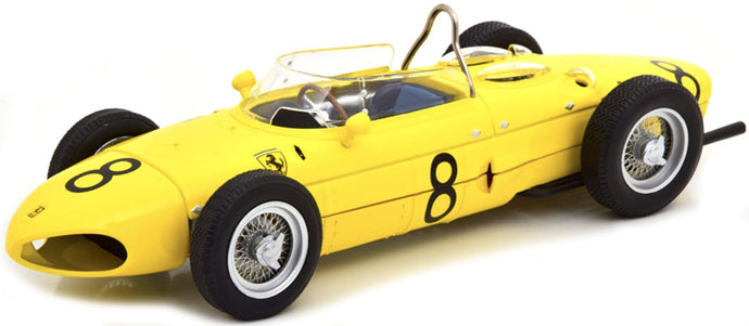FERRARI 156 F1 SHARKNOSE O.GENDEBIEN 1961 N.8 BELGIUM GP 1:18