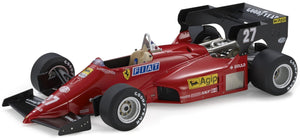 FERRARI F1 126C4 N 27 SEASON 1984 M.ALBORETO RED 1:18
