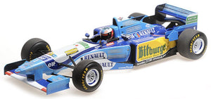 BENETTON F1 B195 TEAM MILD SEVEN RENAULT N 1 WORLD CHAMPION SEASON 1995 MICHAEL SCHUMACHER BLUE YELLOW 1:12