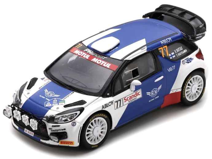 Citroen DS3 WRC #77 ARCTIC LAPLAND RALLY 2020 hvid/blå/rød 1:43