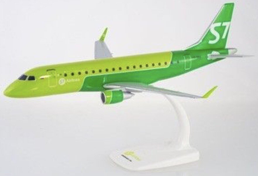 Embraer E170 S7 Airlines grøn/grå 1:100