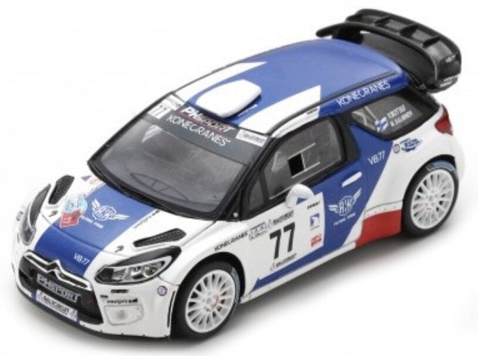 Citroen DS3 WRC #77 BOTTAS/SALMINEN WINNER RALLY CIRCUIT Côte d'Azur 2019 hvid/blå/rød 1:43