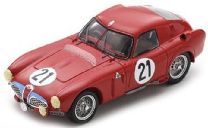 Alfa Romeo 6C 3000 CM #21 SANESI/CARINI 24H LE MANS 1953 rød 1:43