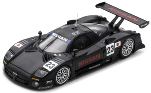 Nissan R390 GT1 #23 HOSHINO/COMAS/KAGEYAMA PRE-QUALI 24H LE MANS 1997 sort/rød 1:43