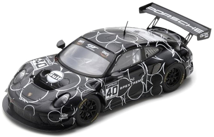 Porsche GT3 R GPX RACING #40 'THE CLUB' PAUL RICARD PRACTICE sort/hvid 1:43
