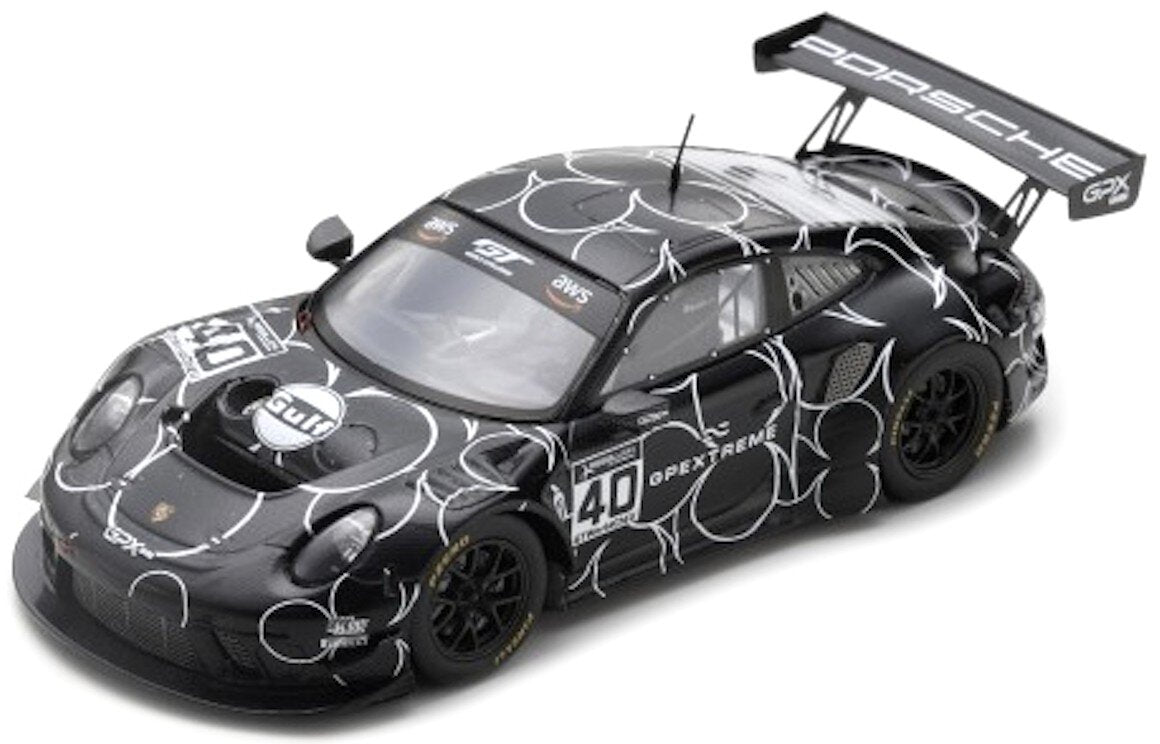 Porsche GT3 R GPX RACING #40 'THE CLUB' PAUL RICARD PRACTICE sort/hvid 1:43