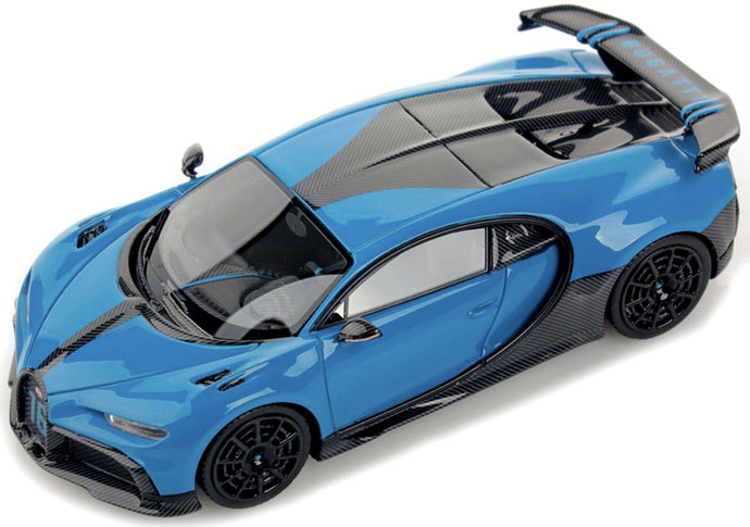 BUGATTI CHIRON PUR SPORT N 16 2020 AGILE BLUE BLACK 1:43