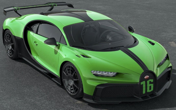 BUGATTI CHIRON PUR SPORT N 16 2020 VIPER GREEN BLACK 1:43