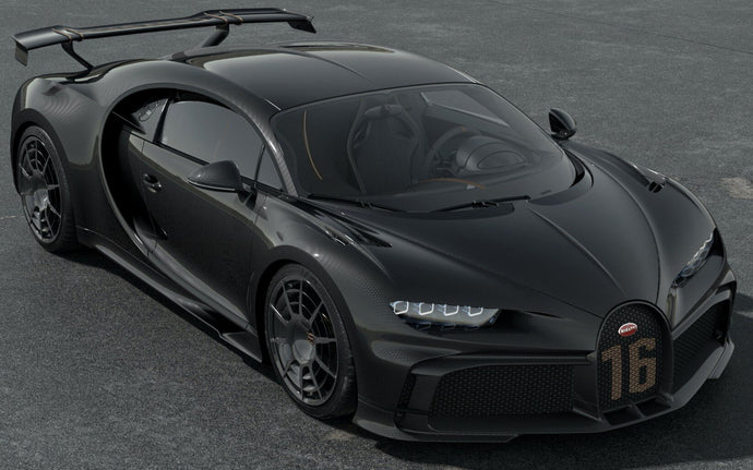 BUGATTI CHIRON PUR SPORT N 16 2020 FULL CARBON GOLD 1:43