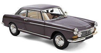 PEUGEOT 404 COUPE' 1967 GRAPHITE GREY 1:18