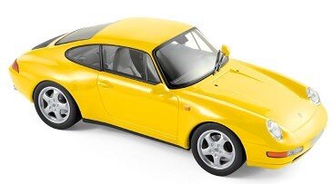PORSCHE 911 993 CARRERA COUPE 1994 YELLOW 1:18
