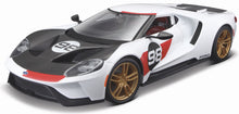 Indlæs billede til gallerivisning Ford GT #98 HERITAGE EDITION 2021 hvid/sort/rød 1:18
