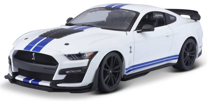 Ford MUSTANG SHELBY GT500 2020 hvid/blå/sort 1:18