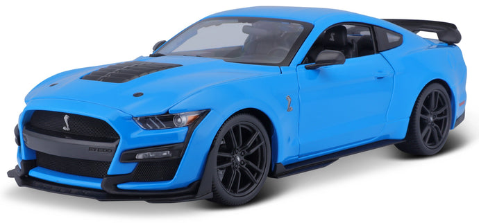 Ford MUSTANG SHELBY GT500 2020 blå/sort 1:18