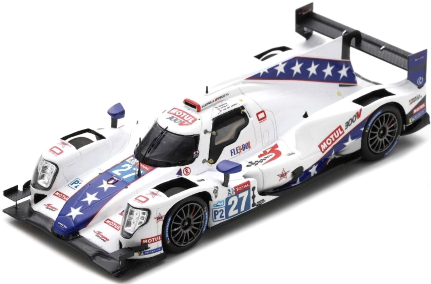 Oreca 07 GIBSON #27 HANLEY/HEDMAN/VAN DER ZANDE 24H LE MANS 2020 hvid/blå/rød 1:43
