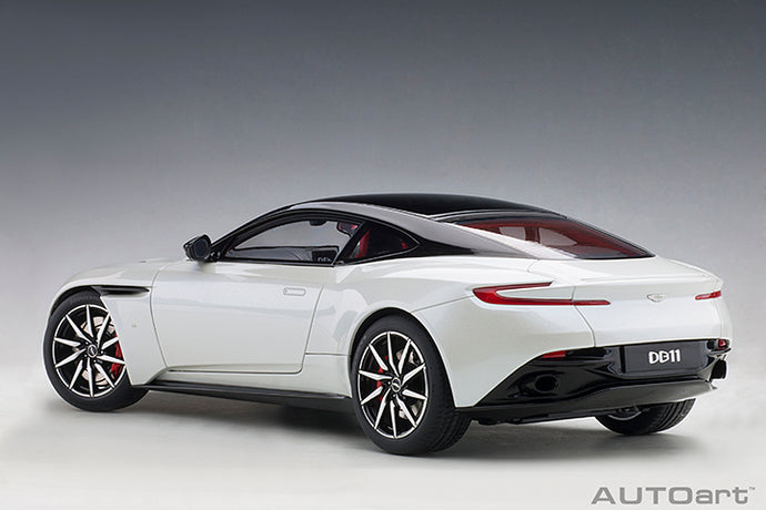 Aston Martin DB11, morning frost white 1:18
