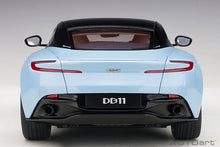Indlæs billede til gallerivisning Aston Martin DB11, frosted glass blue 1:18