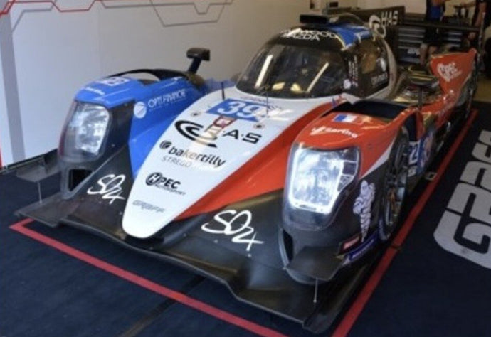 Oreca 07 GIBSON #39 ALLEN/CAPILLAIRE/MILESI 24H LE MANS 2020 rød/hvid/blå 1:43