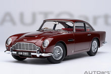 Indlæs billede til gallerivisning 1/18 Aston Martin DB5, dubonnet rosso 1:18