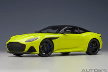 Indlæs billede til gallerivisning 1/18 Aston Martin DBS Superleggera (Lime Essence), yellow 1:18