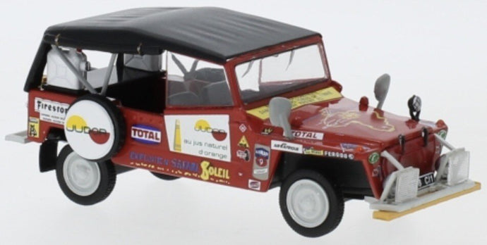 CITROEN BABY BROUSSE CABRIOLET CLOSED SAFARI SOLEIL 1973 RED BLACK 1:43