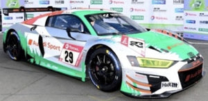 Audi R8 LMS GT3 #29 DRUDI/MIES/RAST/VAN DER LINDE th 24H NURBURGRING 2020 hvid/grøn/grå 1:43