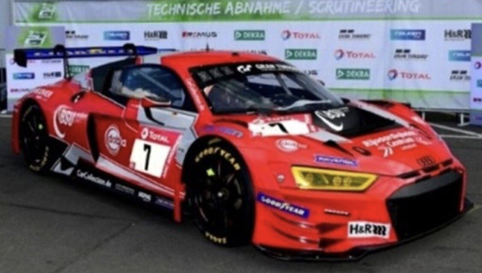 Audi R8 LMS GT3 #7 DONTJE/NIEDERHAUSER/ORTMANN 24H NURBURGRING 2020 rød/sort/grå 1:43