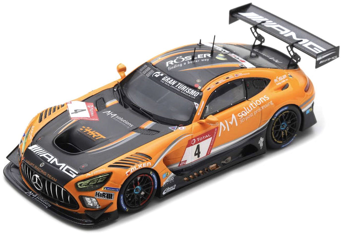 Mercedes Benz AMG GT3 #4 CHRISTODOULOU/ENGEL/STOLZ/METZGER 24H NURBURGRING 2020 orange/sort 1:43