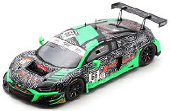 Audi R8 LMS GT3 #66 DRUDI/NIEDERHAUSER/VERVISCH 2nd 24H SPA 2020 sort/grøn 1:43