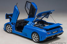 Indlæs billede til gallerivisning 1/18 Bugatti EB110 SS, racing blue 1:18