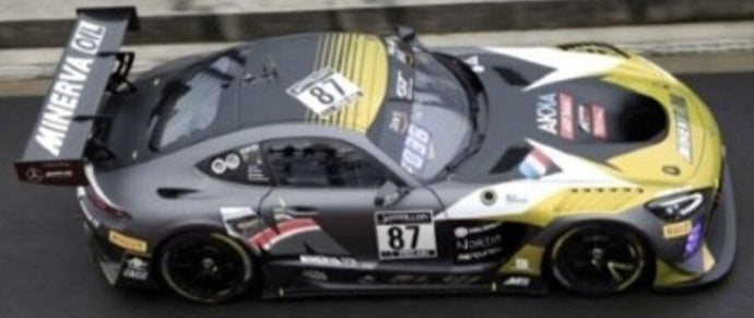Mercedes Benz AMG GT3 #87 BEAUBELIQUE/BARTHEZ/PLA/DROUET 24H SPA 2020 grå/sort/guld 1:43