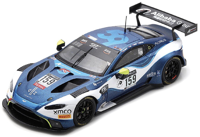 Aston Martin VANTAGE AMR GT3 #159 DE ANGELIS/WATSON/PULL/HASSE CLOT 24H SPA 2020 blå/hvid 1:43