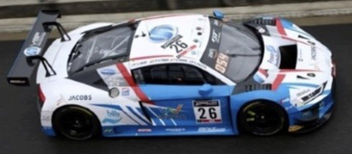 Audi R8 LMS GT3 #2 PAQUE/PAISSE/CRESP/PALETTE 24H SPA 2020 hvid/blå/rød 1:43