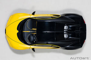 BUGATTI CHIRON 2017 YELLOW BLACK