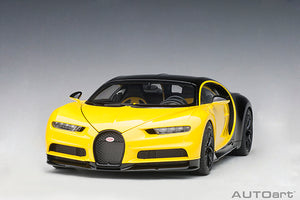 BUGATTI CHIRON 2017 YELLOW BLACK