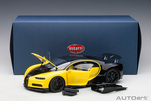 BUGATTI CHIRON 2017 YELLOW BLACK