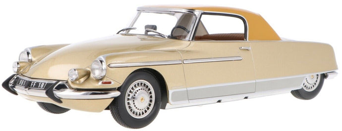 CITROEN DS 19 LE DANDY 1964 BEIGE METALLIC & BROWN ROOF 1:18
