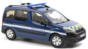 Peugeot PARTNER 'GENDARMERIE' 2016 blå/hvid/gul 1:18