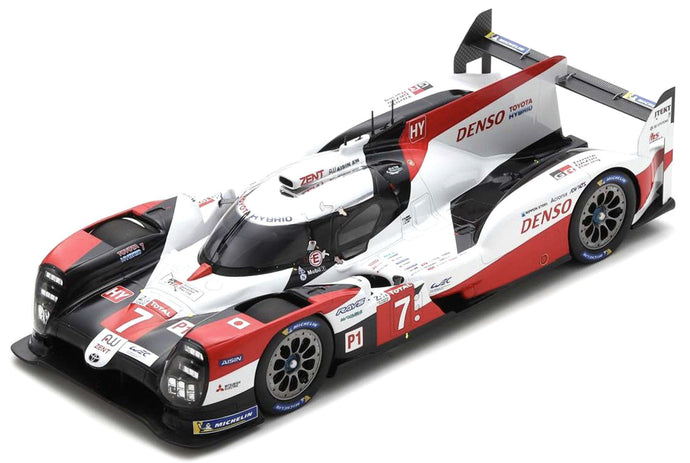 Toyota TS050 HYBRID #7 CONWAY/KOBAYASHI/LOPEZ 3rd 24H LE MANS 2020 hvid/rød/sort 1:18