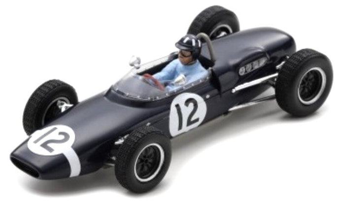 Lotus 18-21 #12 GRAHAM HILL 3rd MALLORY PARK 1962 mørk blå/hvid 1:43
