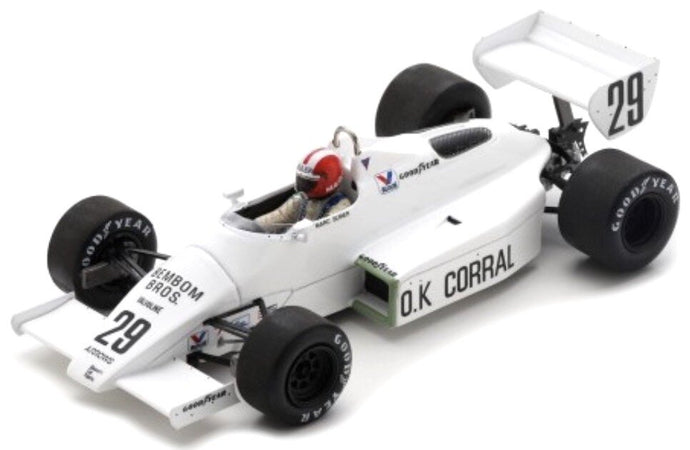 ARROWS A6 #29 MARC SURER FRENCH GP 1983 hvid 1:43