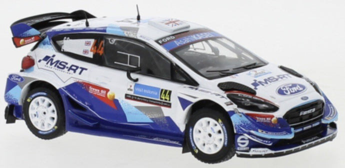 Ford FIESTA WRC #44 GREENSMITH/EDMONDSON RALLY ESTONIA 2020 hvid/blå 1:43