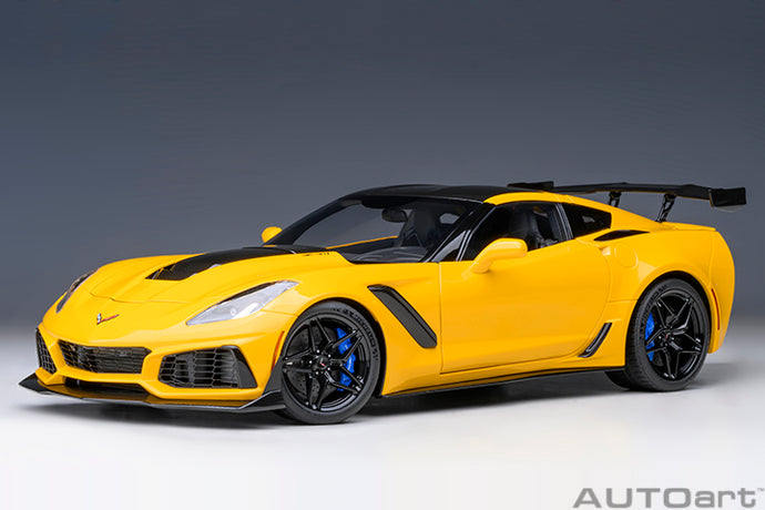 CHEVROLET CORVETTE C7 ZR1 2017 RACING YELLOW 1:18