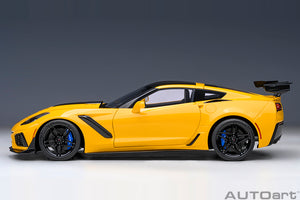 CHEVROLET CORVETTE C7 ZR1 2017 RACING YELLOW 1:18